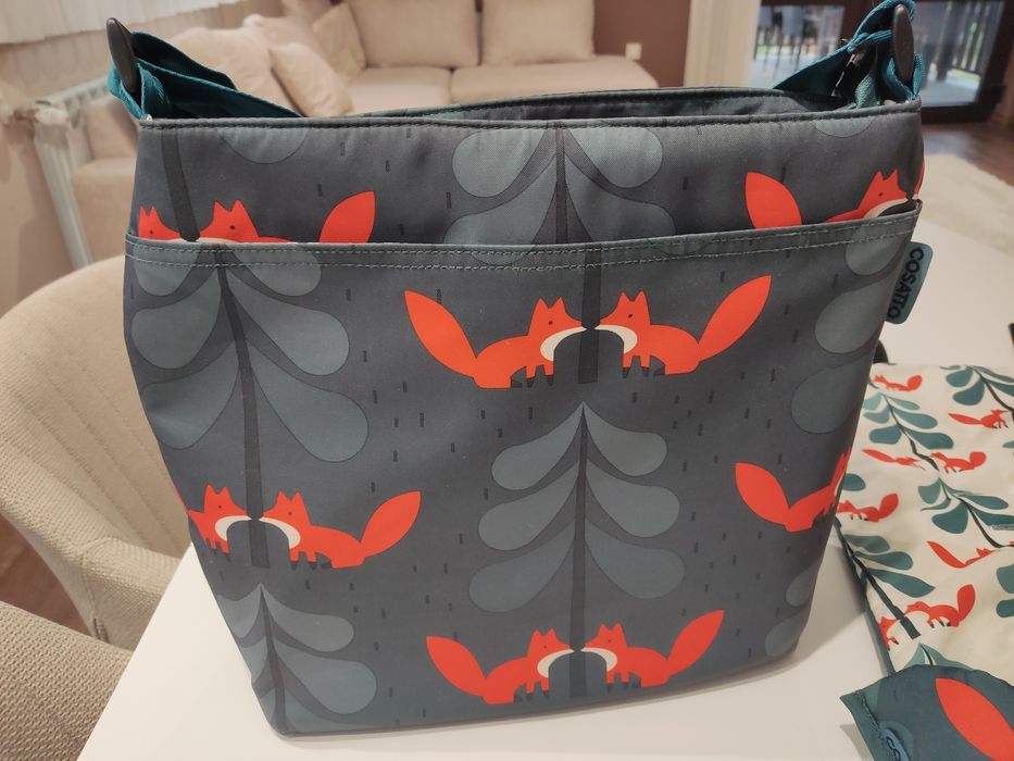 Зимен чувал и чанта за количка Cossato Fox