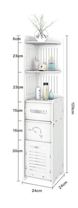 Даставка бесплатная шкаф для ванной комнаты. Напольная стеллаж в ванну
