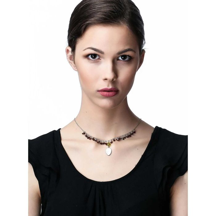 Дамско колие Orphelia от стерлингово сребро и камъни в подаръчна кутия