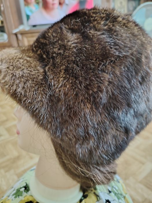 Шапки норка б/у три штуки