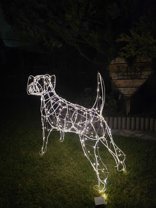 Новогодняя собака