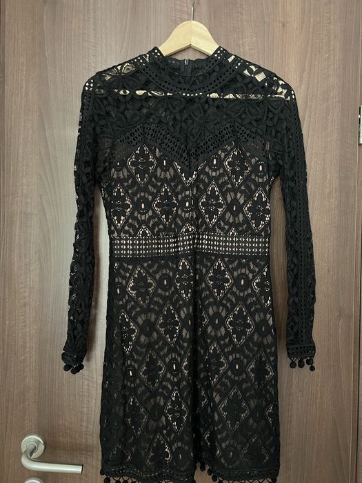 Дантелена рокля, тюлени рокли Zara