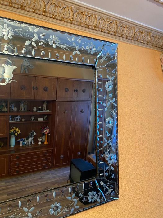 Oglinda stil venetian cristal