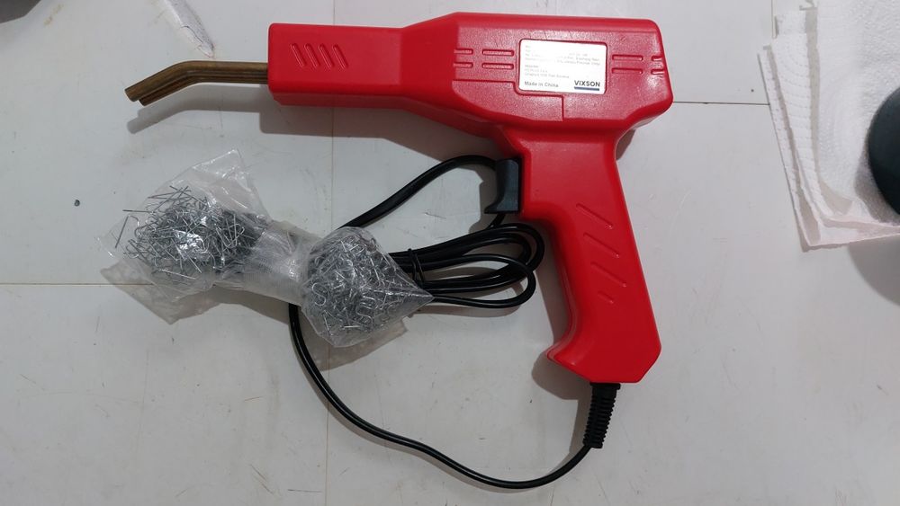 pistol de lipit plastic cu agrafe