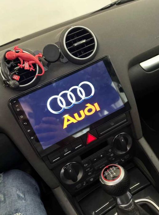 Navigație Android 15 Dedicata Audi A3 4GB RAM – CarPlay, QLED, DSP