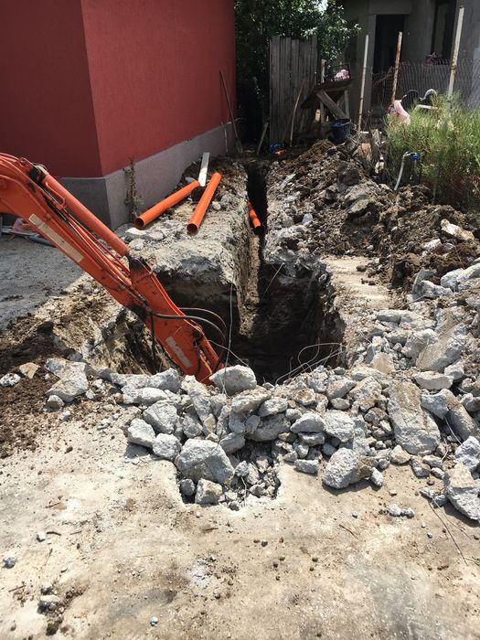 Montaj fose septice canalizare Bragadiru