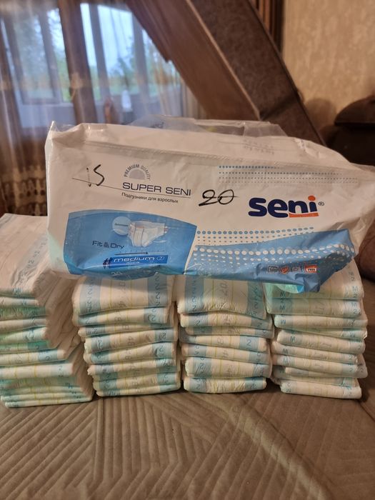 Продам памперсы Seni medium 2 ПОШТУЧНО