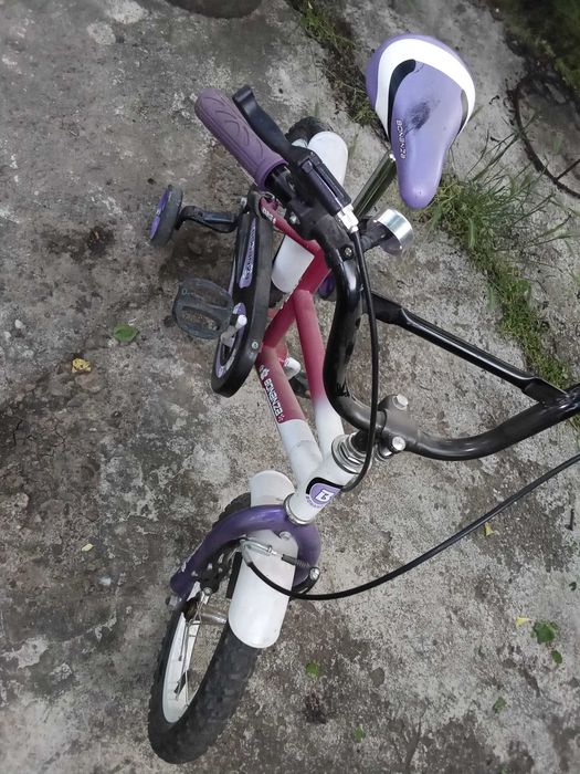 Bicicleta copii, cu roți de sprijin