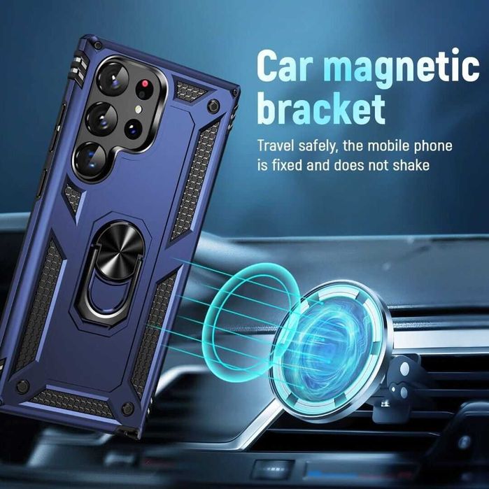 Husa hybrid ARMOR cu inel Samsung Galaxy S23 / S23 Plus / S23 Ultra 5G