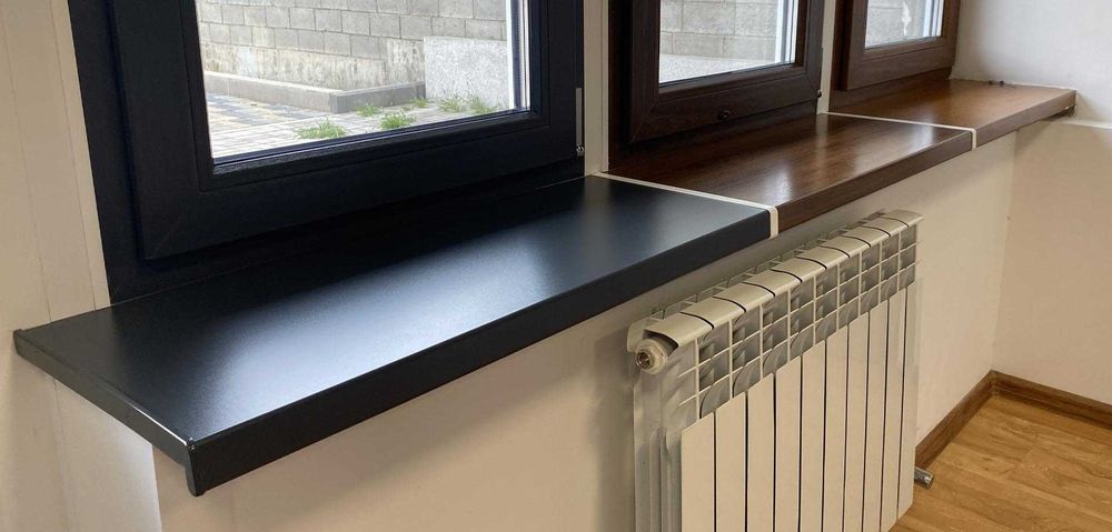 Подоконник матовый, цветные подоконники глянец, пластиковые откосы