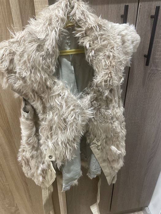 Елек естествен косъм лисица, енот и др