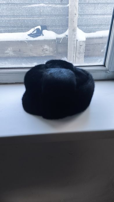 Норковая шапка мужская