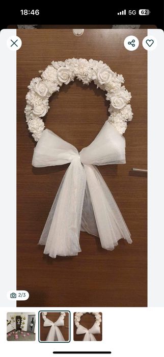 Decoratiune usa nunta