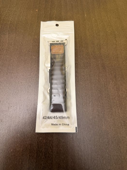 Текстилна еластична каишка за Apple Watch 44/45/46/49mm S/M