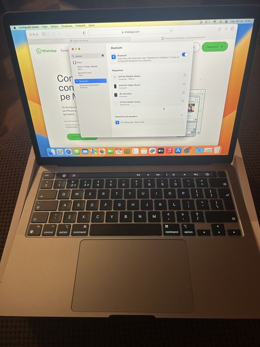 MacBook Pro M1 2020 13” 8GB/256GB + 98% baterie + Magic Mouse 3