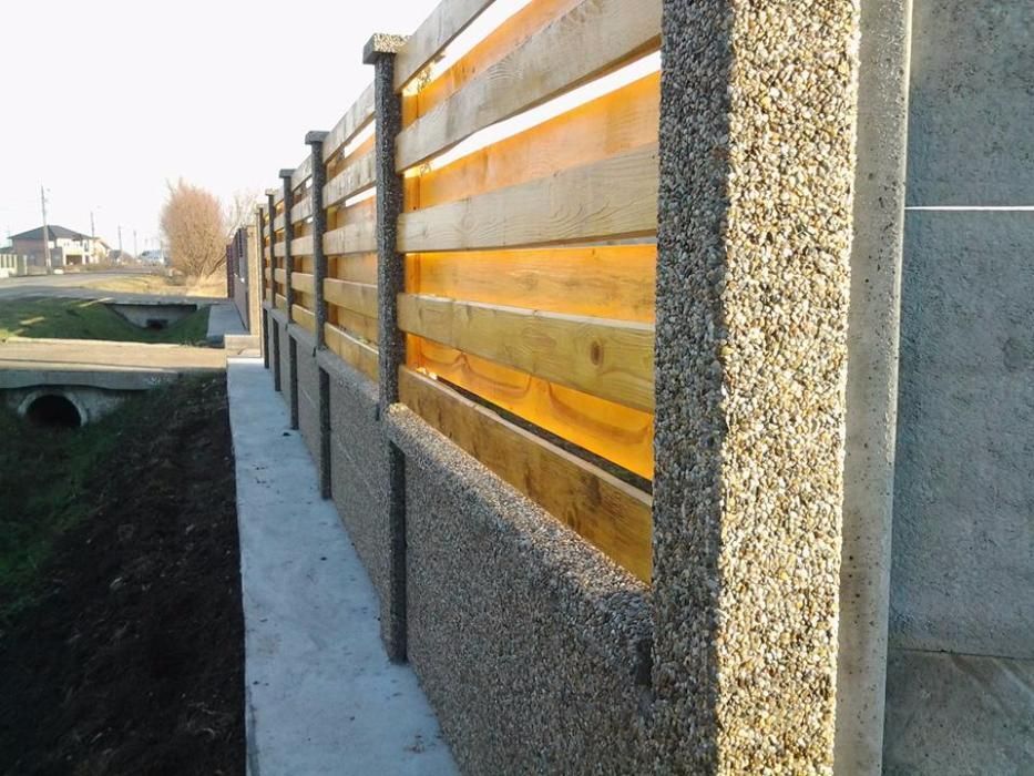 gard placi piatra mozaic