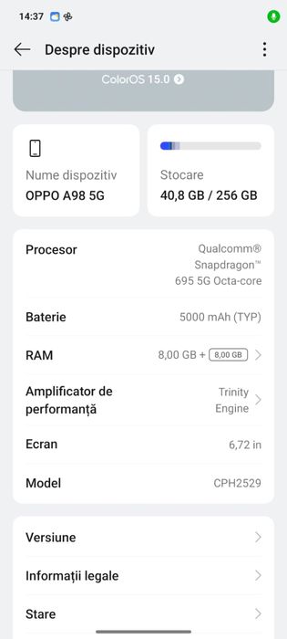 Oppo A98 5G doar  astazi