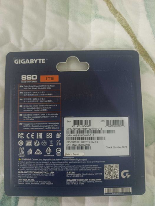 SSD 1 tb sata 2.5