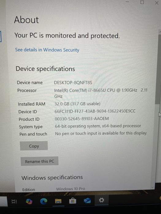 Lenovo ThinkPad T490 i7 32GB 512GB