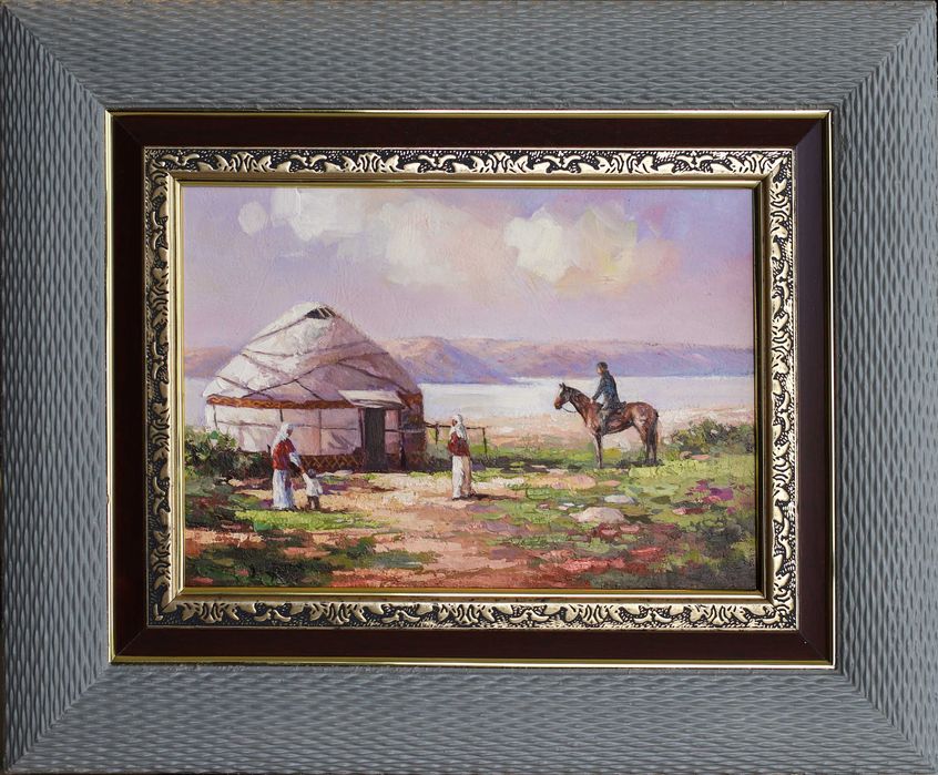 Картина масло/холст с рамой