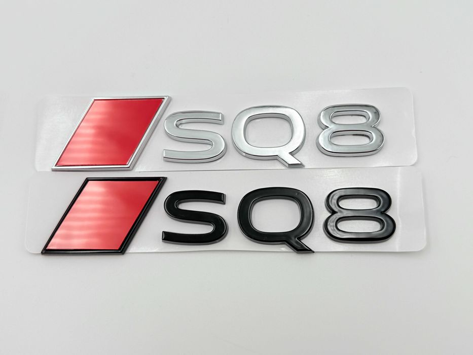Emblema AUDI SQ8 spate negru NOU