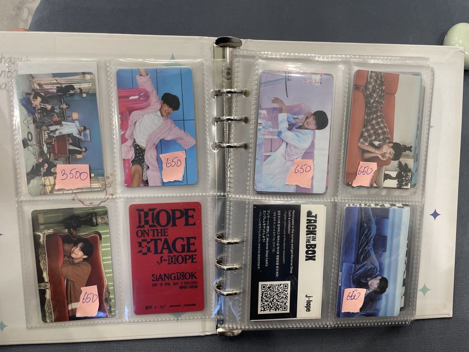 Оригинальные к-поп карты BTS