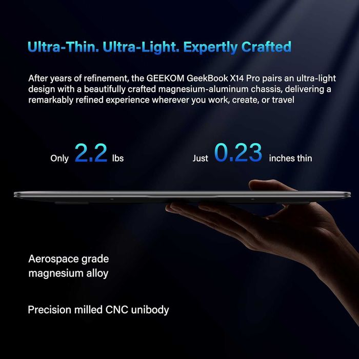 Ультрабук Geekom GeekBook X14 Pro Intel core Ultra 9 185H 32Gb/2Tb
