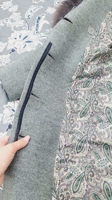 Зимнее пальто плотное теплое