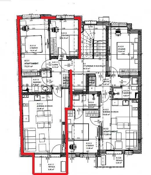 Продава се Тристаен апартамент в Благоевград, Широк център - 91 кв.м за 1044 €/кв.м - Снимка #5