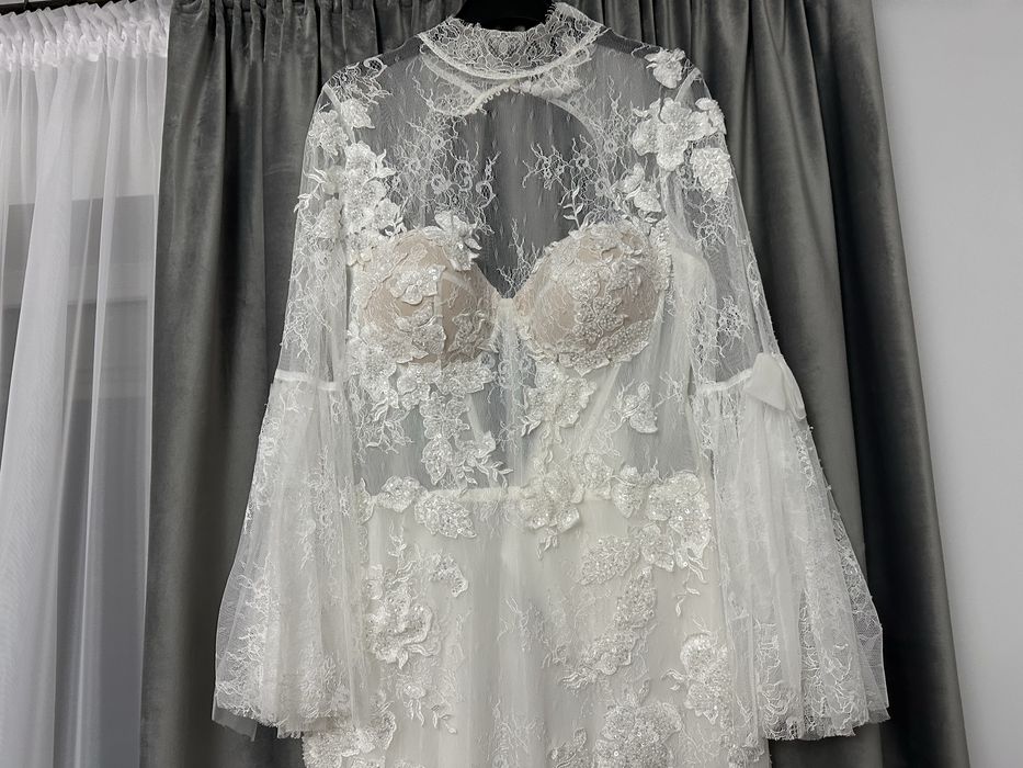 Rochie de mireasă din mătase naturală Azzura Milla Nova Anne’s Bridal