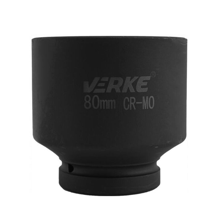 Cheie tubulara impact hexagonala, 80 mm, Verke