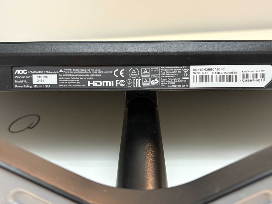 Монитор AOC 24 дюйма 24B1XH