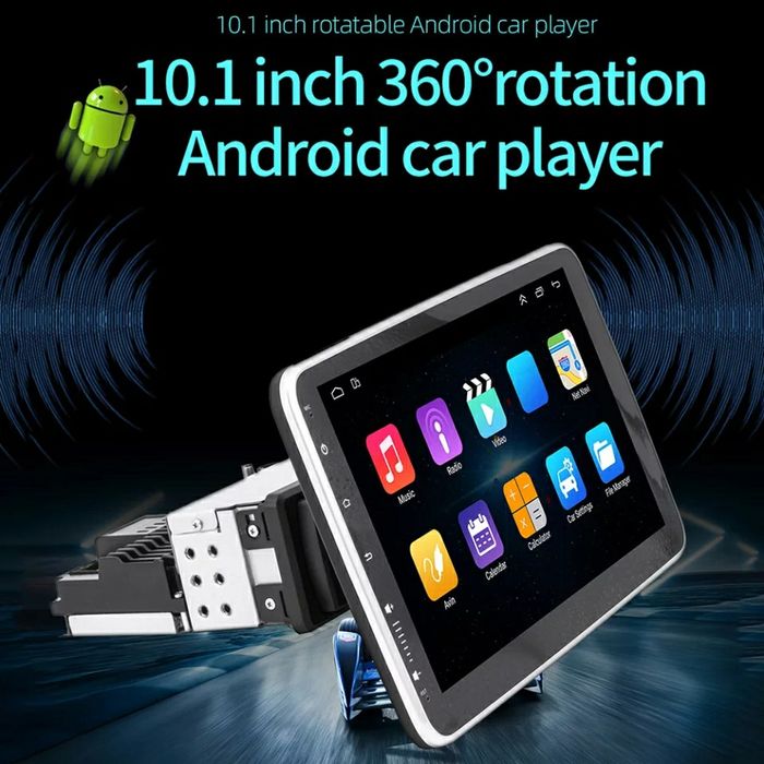 Android екран 10 и 9 инча Универсална 360 ° 1 дин  андроид навигация
