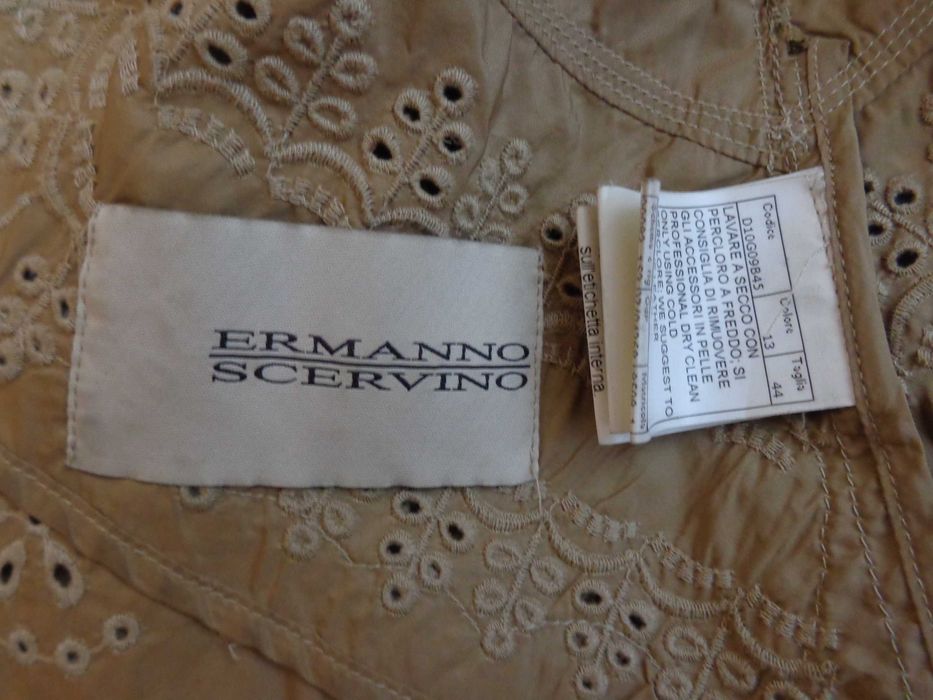 Jacheta Ermanno Scervino broderie anglaise bej marime 44