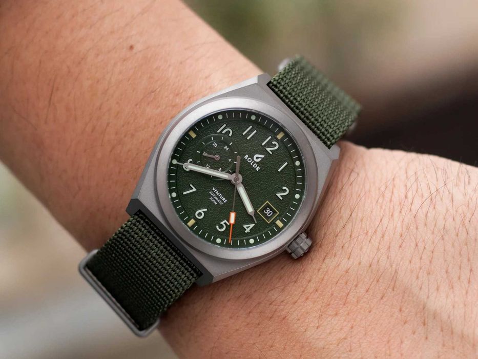 BOLDR Automatic Venture Wayfarer-Olive