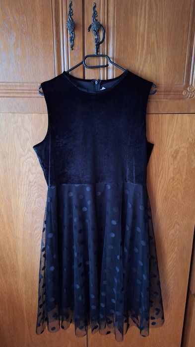 Rochie damă catifea fina si tulle