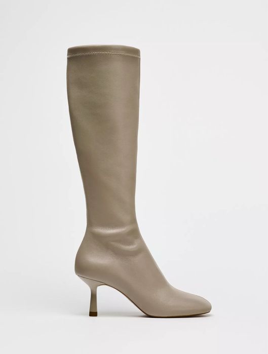 Cizme ZARA piele, mar 39, noi