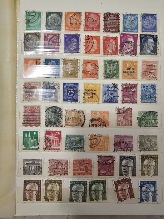 Vând colecție personală de timbre (1500 timbre din 55 țări)
