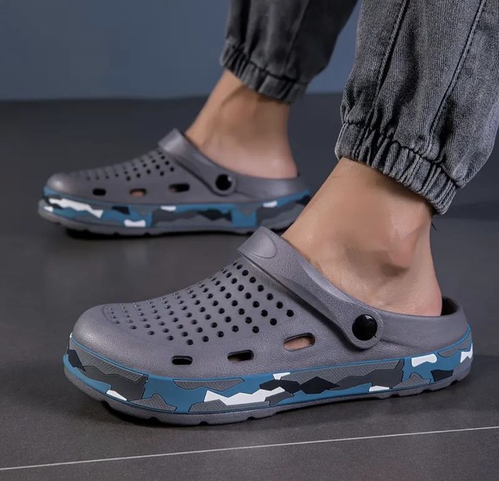 Papuci gen Crocs cu imprimeurl army