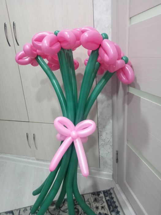 Цветы из шаров, букеты