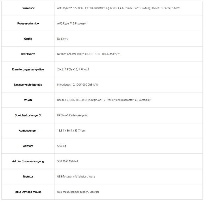 Геймърски компютър HP Pavilion TG01-2206ng