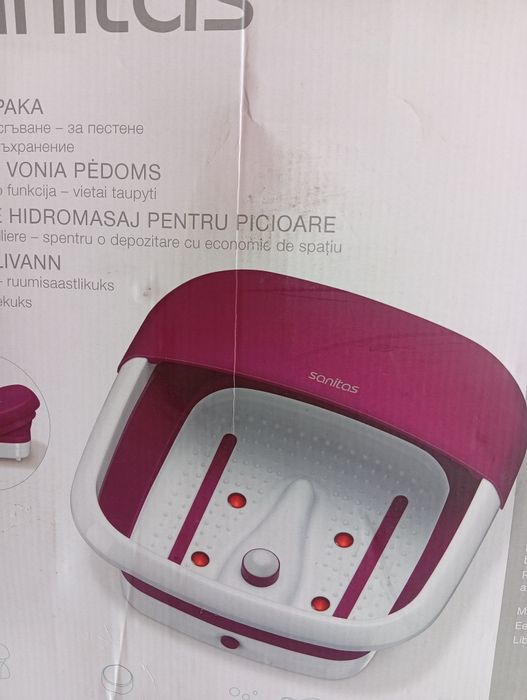 Cădiță hidromasaj pentru picioare  Sanitas