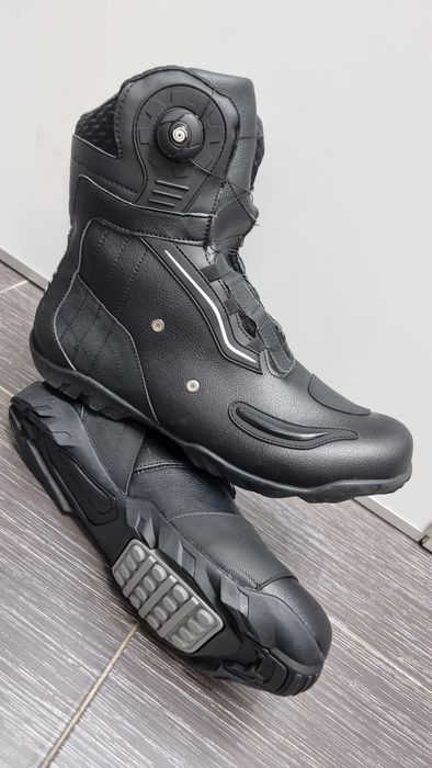 Cizme Moto Touring  46-47 EUR(30cm) - Închidere Rapidă & Design Iconic