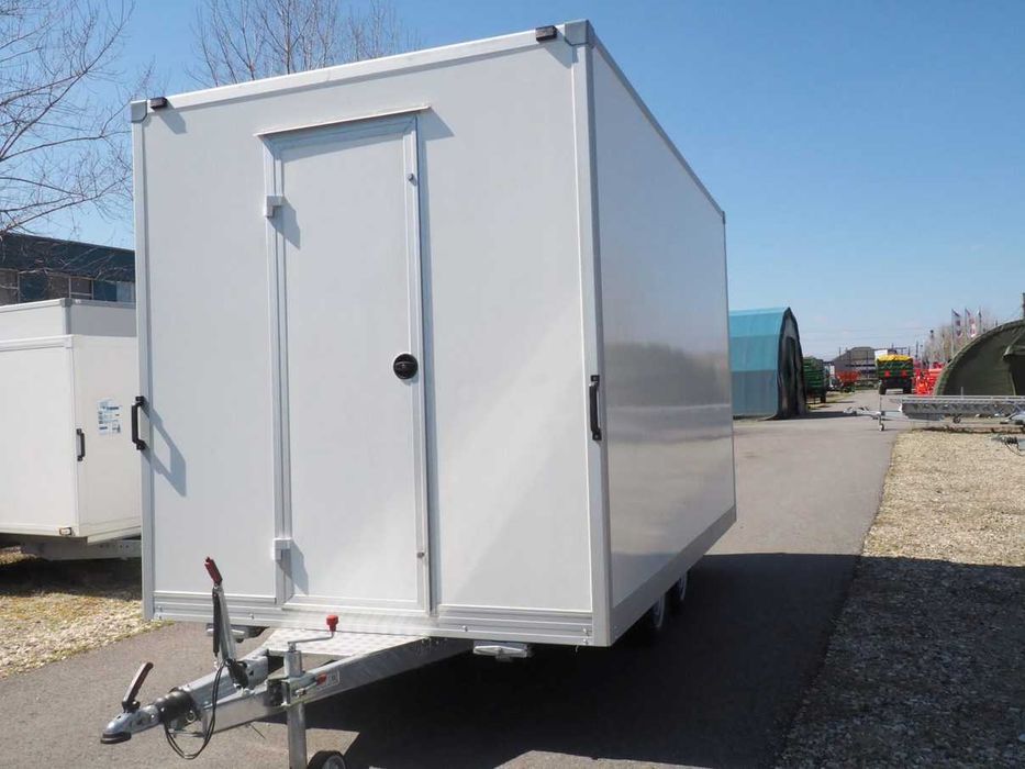 Remorca FURGON, CAROSATA NOUA de la 2.6m-3m MMA 1.3t-2.7t, carte RAR