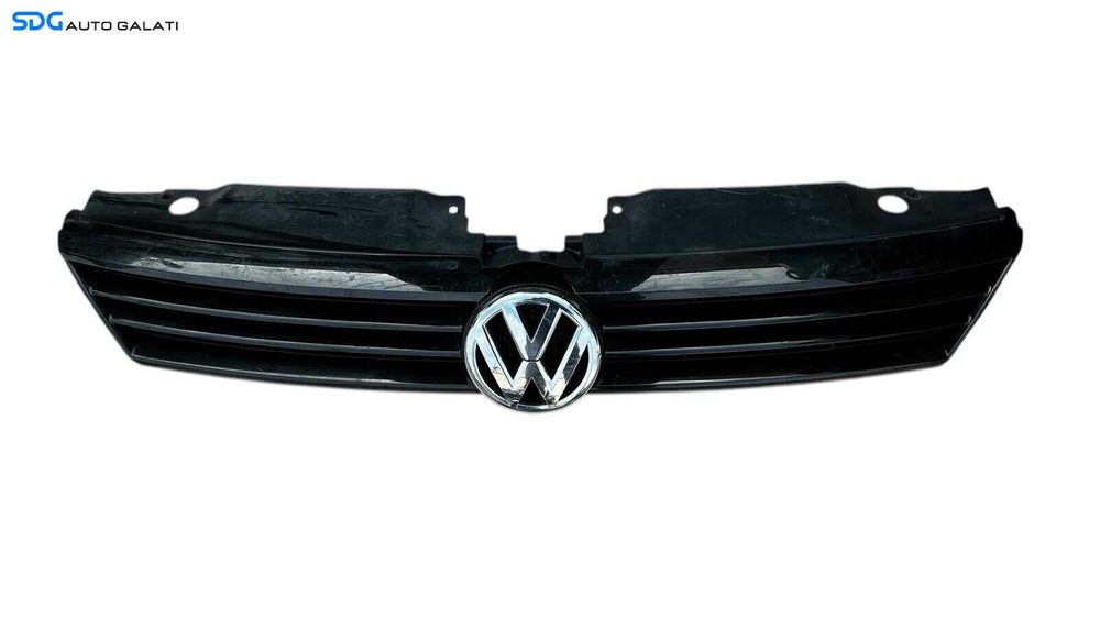 Grila Centrala cu Emblema Bara Spoiler Fata Volkswagen Jetta 4 2011 - 2014 Cod 5C6853653 [L5324]
