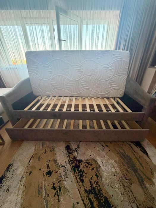 Vand pat cu saltea premium Mobexpert