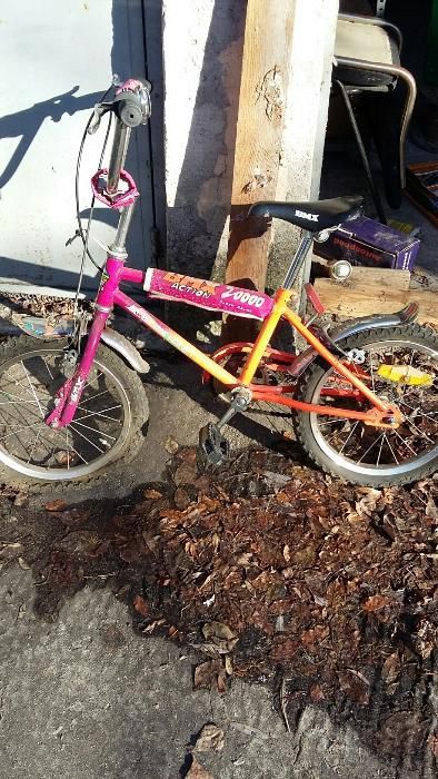 bicicleta copil și adult