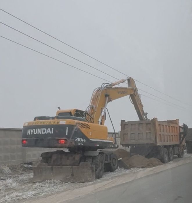 колесный экскаватор услуги