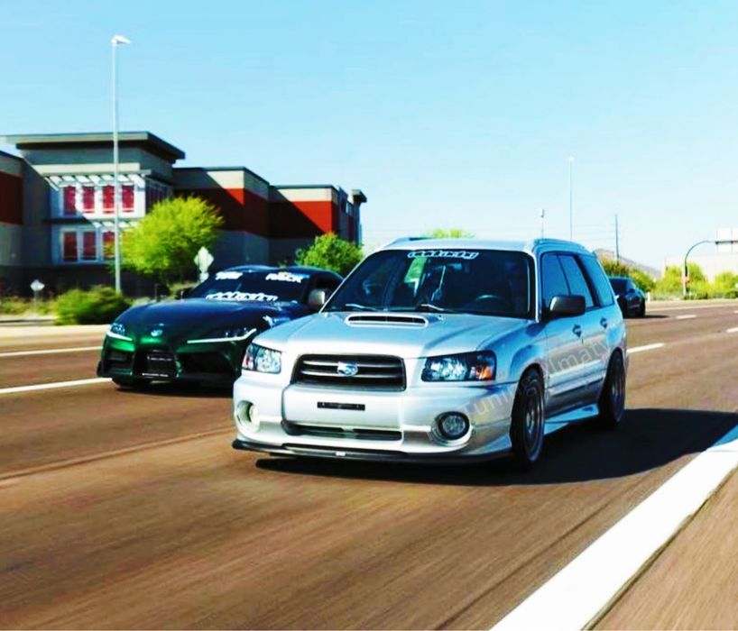 LIP губа Aero Subaru Forester SG ДОрестайлинг
