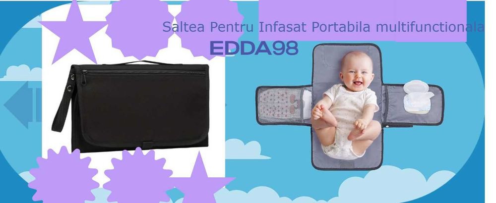 Geanta-Rucsac EDDA98® pentru bebelusi Unisex all in one